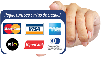 Aceitamos cartões visa matercard e outros